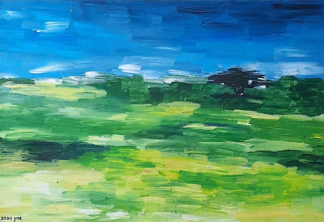 ציור 'נוף' מאת שרון - 50x30 ס