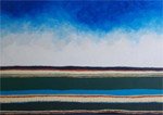 Thumbnail of 'Hope for Peace' abstract painting by Sharon - 70x50cm acrylic on canvas