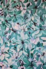 Thumbnail of 'Living in Flowers' flowers painting by Sharon - 100x150cm acrylic on canvas